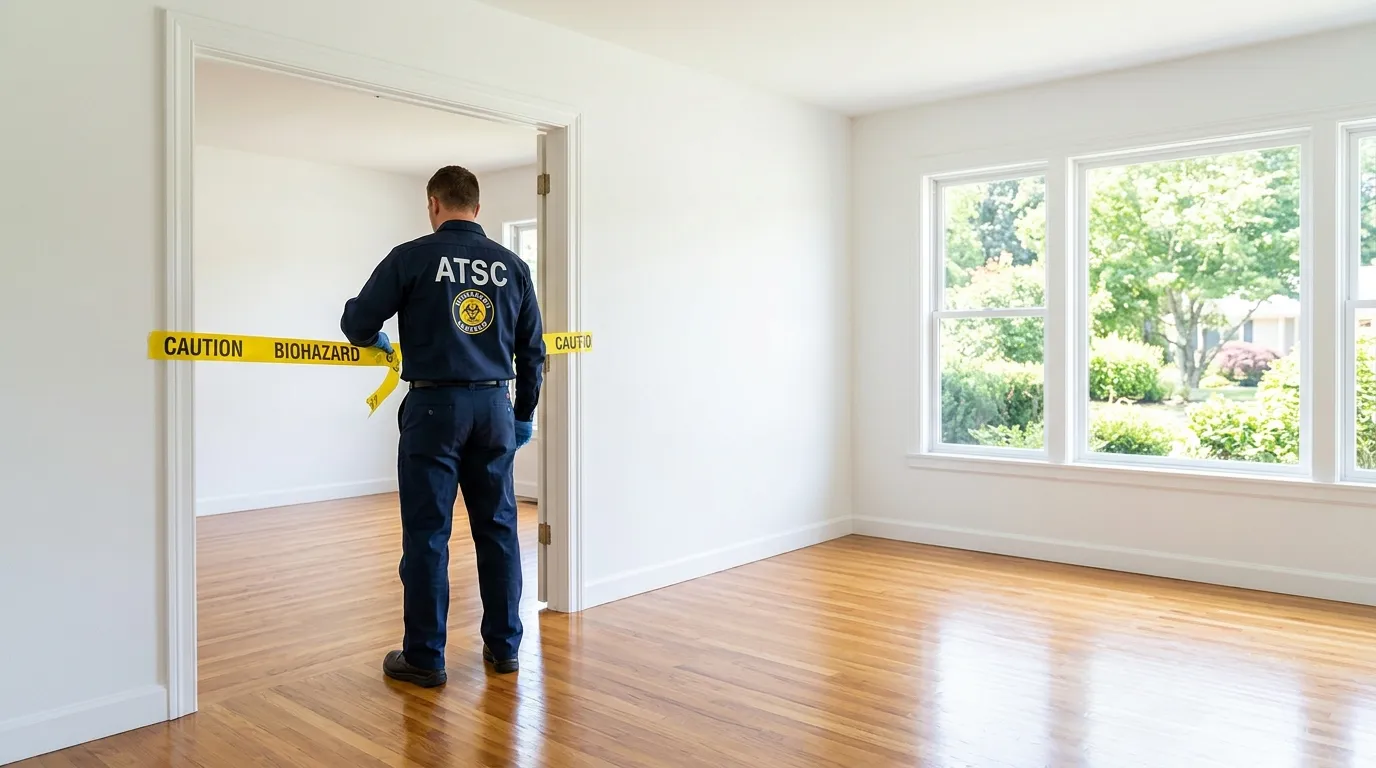 Certified biohazard cleanup crew performing Trauma Scene Cleanup in Farmington Hills