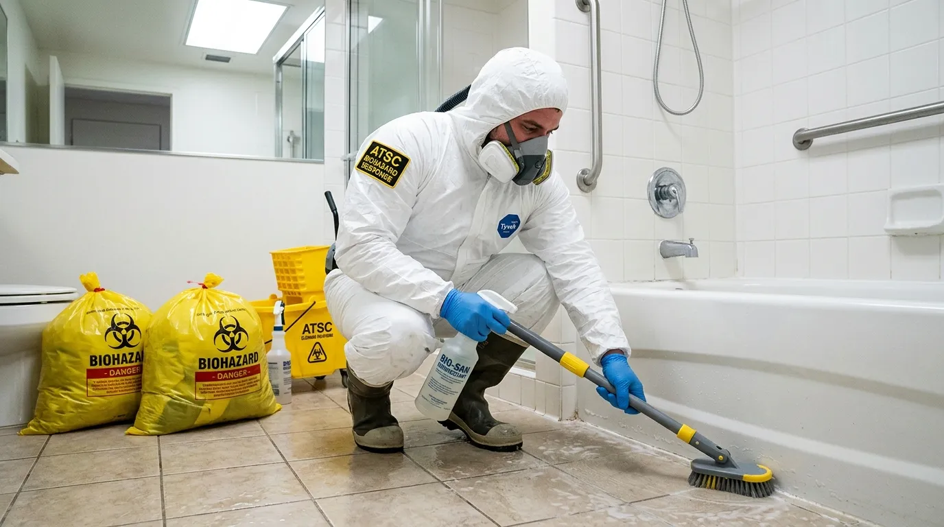 Decontamination equipment deployed for Blood Cleanup in Farmington Hills